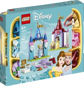 LEGO Disney 43219 Kreatywne zamki księżniczek Disneya