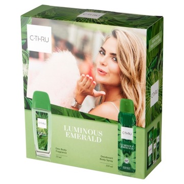 C-Thru Zestaw Prezentowy Luminous Emerald DNS+Deo Perfum i Dezodorant