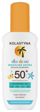 KOLASTYNA emulsja ochronna w sprayu, wrażliwa skóra, SPF 50, 150 ml