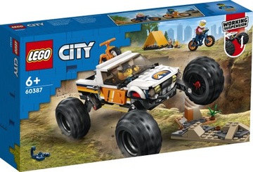 LEGO City Внедорожный автомобиль для кемпинга + велосипеды с палатками 60387