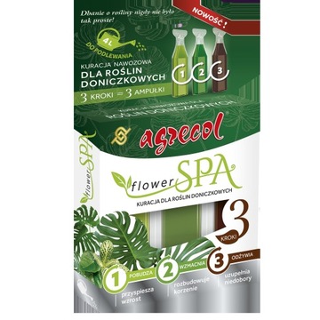Agrecol Zestaw 3 nawozów do roślin doniczkowych 3x30ml