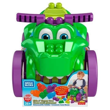 Самокат Fisher Price GFG22, поедающий крокодиловые блоки