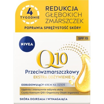 NIVEA Q10 KREM PRZECIWZMARSZCZKOWE ODŻYWIENIE DZIEŃ
