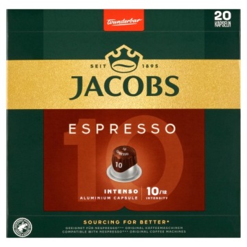 Капсулы Nespresso Jacobs Espresso Intenso 20 шт.