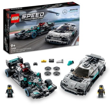 LEGO SPEED CHAMPIONS MERCEDES AMG F1 PERFORMANCE И MERCEDES AMG ONE — 76909