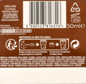 L'OREAL MEN EXPERT BARBER CLUB ПИТАТЕЛЬНЫЙ КРЕМ ДЛЯ БОРОДЫ 50МЛ