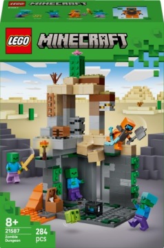 LEGO MINECRAFT 21587 Зомби Подземелье Лох ОРИГИНАЛЬНЫЕ КЛЮЧИ
