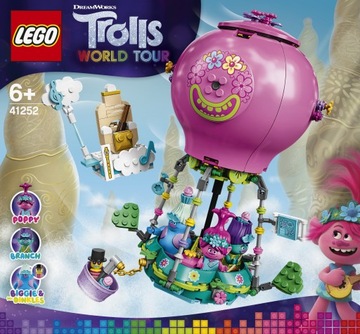 LEGO Bricks Trolls 41252 — Приключение троллей Поппи на воздушном шаре