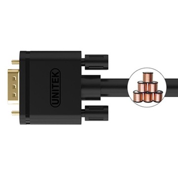 Кабель Unitek PREMIUM VGA HD15 M/M 1,5 м