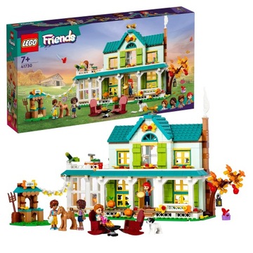 LEGO FRIENDS 41730 ОСЕННИЙ ДОМ Большой набор из 4 фигурок Конюшня из кубиков для фермы 7+