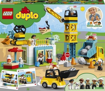 LEGO Duplo 10933 Башенный кран и строительство