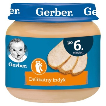 Gerber Delikatny indyk dla niemowląt po 6 miesiącu 80g