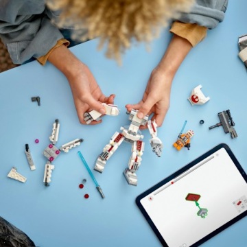 LEGO STAR WARS 75390 МЕХ ЛЮКА СКАЙУОКЕРА X-WING + БОЙ МЕХА ДАРТА ВЕЙДЕРА