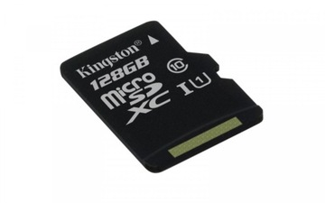 Карта памяти MicroSD Canvas Select Plus емкостью 128 ГБ, 100 МБ/с.