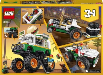 LEGO Creator 3 в 1 31104 Грузовик-монстр-бургер
