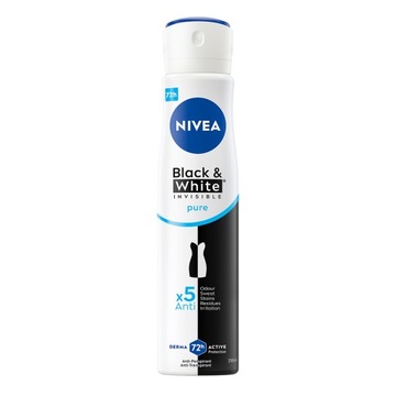 NIVEA BLACK&WHITE INVISIBLE PURE ANTYPERSPIRANT W SPRAY'U 250 ML