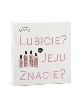 Ziaja Jeju Zestaw kosmetyków szampon + odżywka + mgiełka + żel pod prysznic