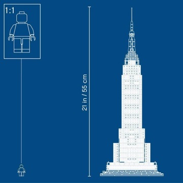 LEGO Architecture 21046 Эмпайр Стейт Билдинг