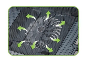 ОХЛАЖДАЮЩАЯ ПОДСТАВКА TECHLY FAN ДЛЯ НОУТБУКА