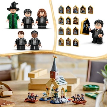 LEGO 76426 HARRY POTTER przystań w Hogwarcie, dom na wodzie, przystań