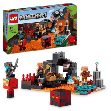 LEGO Minecraft 21185 Бастион Пустоты + LEGO Minecraft 21240 Болота