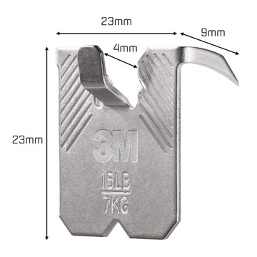 РУЧКА-КОГОТЬ ДЛЯ ПОДВЕСКИ НА ГИСТИКОВЫЕ ДОСКИ 7 КГ 4 ШТ.