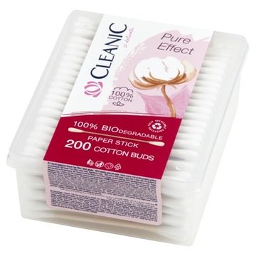 CLEANIC PURE EFFECT PATYCZKI HIGIENICZNE 200 SZTUK