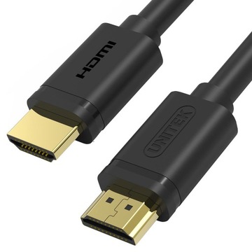 Przewód UNITEK Basic HDMI V1.4 Y-C141 Gold 8m
