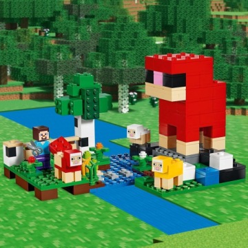 LEGO MINECRAFT 21153 Лего Майнекрафт 21153 LEGO MINECRAFT ФИГУРКА СТИВ ПАПУЛА ФАРМ 3в1