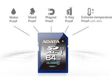 Карта памяти A-DATA SDXC 64 ГБ