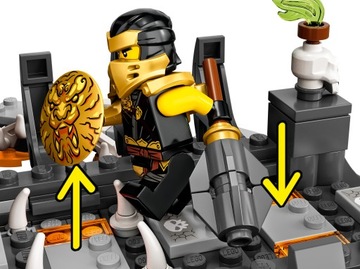 LEGO NINJAGO 71722 DUNGEON ЗАМОК СКЕЛЕТ-ВОЛШЕБНИК