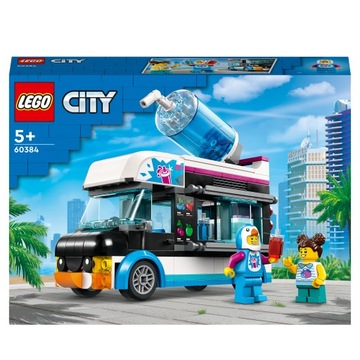 LEGO City 60384 Грузовик с снежинками «Пингвин» Foodtrack Магазин мороженого