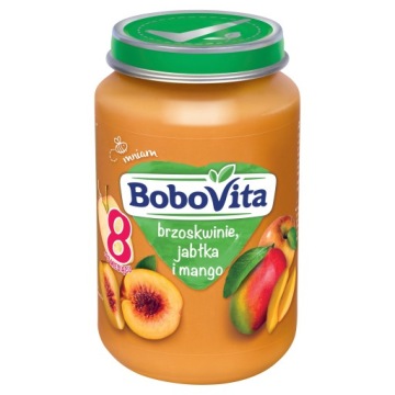 Десерт Bobovita персики яблука і манго 190 г