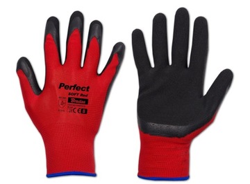 Rękawice Ochronne Robocze Powlekane Rozmiar 9 Bradas PERFECT SOFT RED