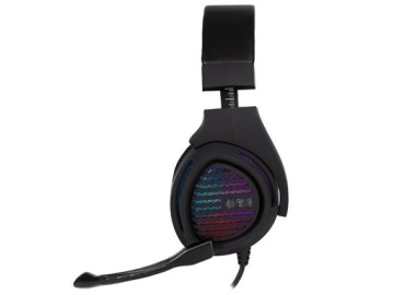 TRACER GAMEZONE Наушники Alligator RGB с радужной светодиодной подсветкой