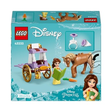 LEGO ПОДАРОК ​​ДЛЯ ДЕТЕЙ 5 И 6 ЛЕТ DISNEY 43233 Коляска Belle's Story + СУМКА