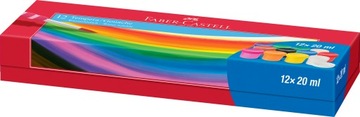 FARBY PLAKATOWE FABER CASTELL 12 X 20ML