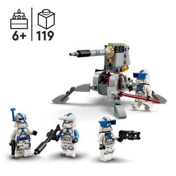 Боевой набор Lego Star Wars 75345 — Солдаты-клоны 501-го легиона