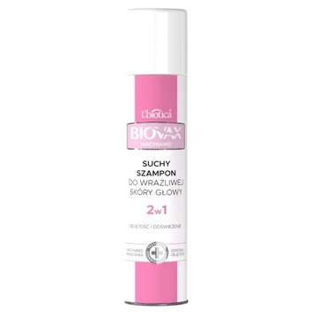 BIOVAX NIACYNAMID Suchy szampon do wrażliwej skóry głowy 200 ml