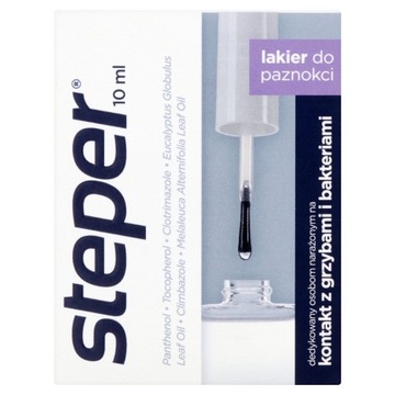Lakier do paznokci przeciwgrzybiczy Steper 10 ml