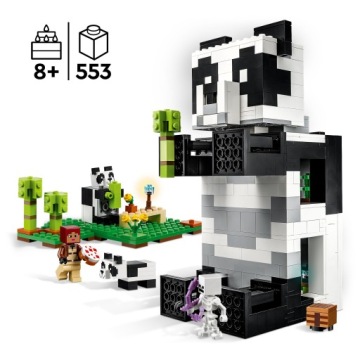 LEGO Minecraft 21245 Заповедник панд, МИНЕКРАФТ ДЛЯ ДЕТЕЙ