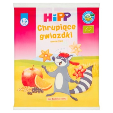 HiPP Біо Хрумкі зірочки фруктові по 1. року перекуска для дітей 30 г