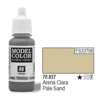 Vallejo 70837 Model Color 18ml Pale Sand