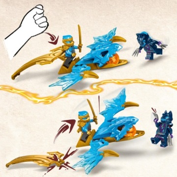 LEGO NINJAGO АТАКА ВОСХАЮЩЕГО ДРАКОНА NYA 71802 6+