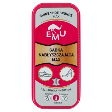 EMU Leštiaca hubka na topánky Max - bezfarebná 1ks