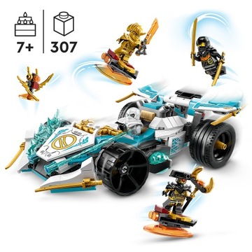 LEGO Bricks Ninjago 71791 Сила дракона Зейна — Гонщик Кружитцу