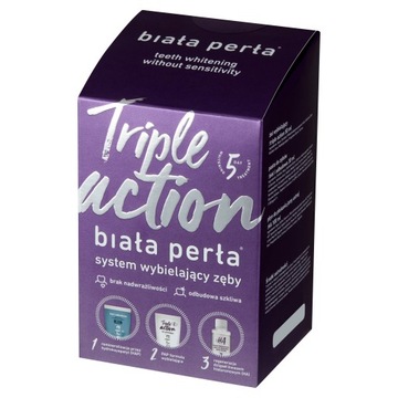 Biała Perła Triple action do wybielania zębów