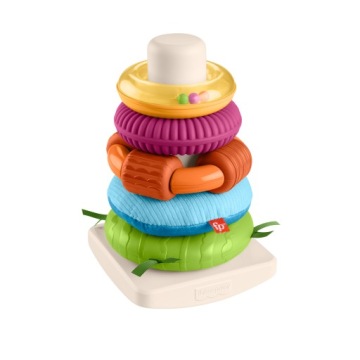 FISHER PRICE сенсорна пірамідка з коліс головоломка для малюка +6 міс.