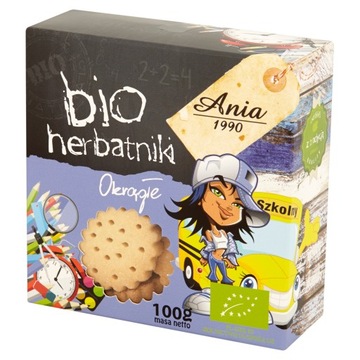 Печенье ANIA круглое органическое 100г