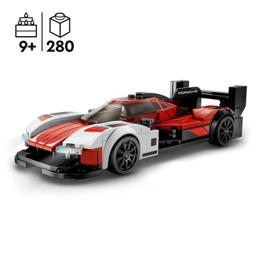 LEGO SPEED CHAMPIONS 76916 PORSCHE 963 + БУМАЖНЫЙ ПАКЕТ LEGO СРЕДНИЙ
